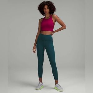 NWT Lululemon Green Jasper Wunder Train 25” size 6